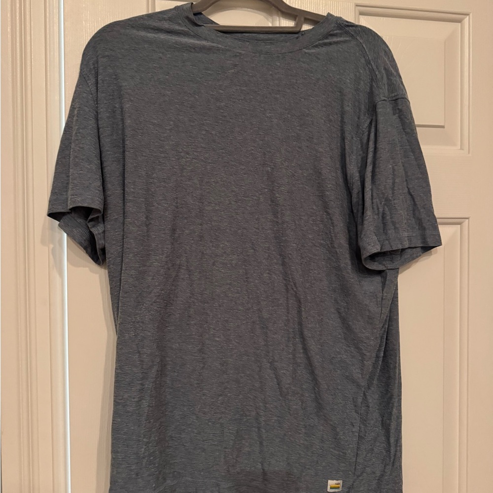 Viori Men's Short Sleeve Crew Neck T-Shirt Dark Blue